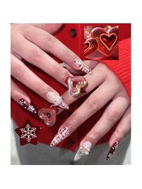 ツイード柄ネイル