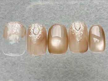 ネイルメゾン 天神店(NAIL MAISON)/ニュアンスベージュ¥5000