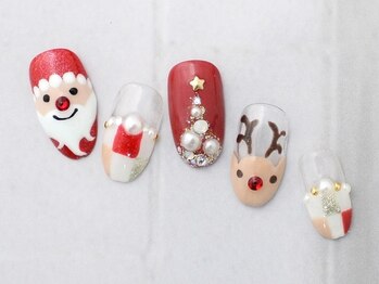 キャンアイドレッシー ヨコハマ元町店(Can I Dressy)/【NEW】サンタクロースネイル