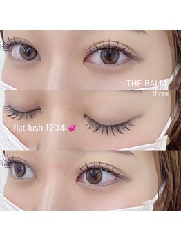 ザ バーム 柏店(THE BALM)/【まつエク】フラットラッシュ