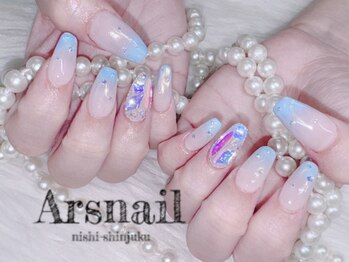 アルスネイル(Ars nail)/オーロラ埋めつくしネイル