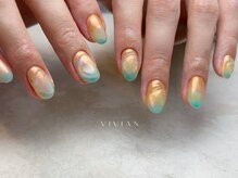 ヴィヴィアン ネイル(Vivian nail)/淡グラデニュアンス