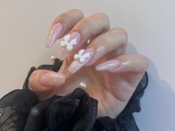 シェリーラメール 新宿店(cherie la mer)/リボンネイル