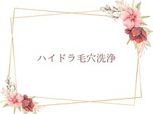 サラ/ハイドラ毛穴洗浄