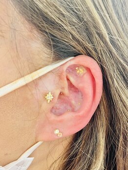 ソワムル(Soime Lu)/耳つぼジュエリー両耳12粒