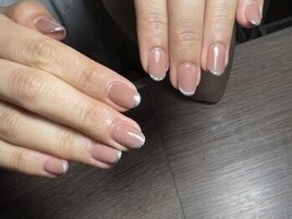 ワンカラー＋先端ライン