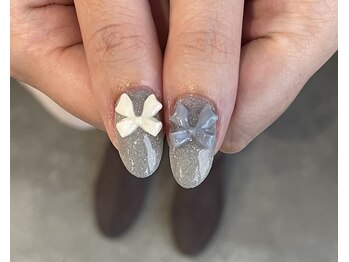 ランダネイル(LANDA. nail)/リボンパーツあります♪