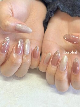 ル ソレイユ(Le soleil)/ラメグラデーション　byあやか