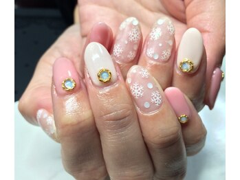 雪の結晶＆マットネイル☆6980