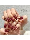 ニュアンス秋ネイル