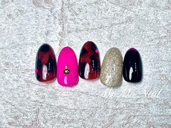 モモネイル 蒲田店(MOMOネイル)/秋ネイル/アニマル柄