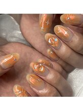 エムネイル(Ｍ)/トロピカルチークネイル！