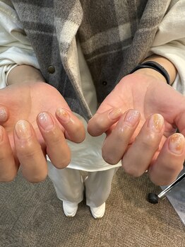 エーナイン イオンモール盛岡南店/秋のニュアンスネイル