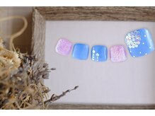 FASTNAIL松戸駅西口店【パラジェル/ジェルネイル専門/定額/マグネット/フットネイル】/梅雨　ニュアンス　【11709】