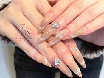 ケリーネイル(kelly nail.)の写真/【21時まで営業☆】美しく魅せる指先へ♪爪が折れやすい&形が気になる等爪の悩みをお持ちの方にオススメ◎