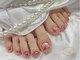 ラスターネイル(Luster nail)の写真/足先まで輝きを添えるフットのマグネットネイル!キラキラマグネットのフットで特別感を演出★