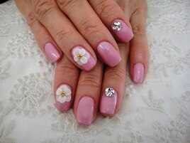 お花３Dネイル