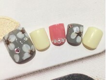 ネイルサロン リリオ(Nail Salon Ririo)/春フラワーフットネイル
