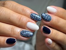 ネイルサロン プール ヴー(Nail Salon Pour Vous)/【オーダー】ツイードネイル