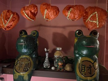 アジアンリラクゼーション ヴィラ 二子玉川店(asian relaxatin villa)/小さなカエル君達が