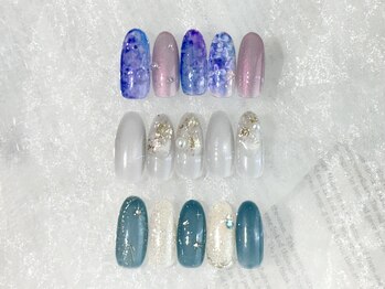 アイラッシュ アンド ネイルスタジオ ゼン(Zen)の写真/【定額¥7300】爪先から最先端のトレンドを♪デザイン豊富のnail studioならではのアートをご提供