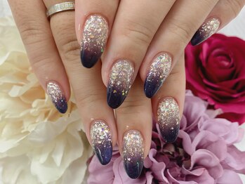 ディーネイル 天王寺(D-nail)/(松崎)キラキラグラデーション☆