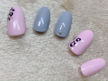 ちょこっとヒョウ柄