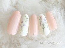 ネイル シーグラス(nail seaglass)/シンプルデザイン定額