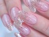 【夏design】韓国風ラメnail ￥6,500→￥5,500追加パーツOK