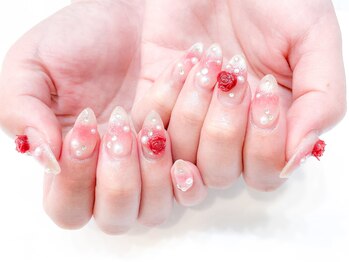 ネイルコレクション ベビーピンク(Baby Pink)/長さだしジェル☆チーク：純欲