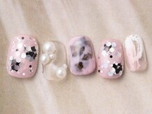 アイネイルズ 天神今泉店(I-nails)/ピンクニュアンスホロパール