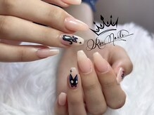 リンネイル 名古屋新栄町店(Rin.Nails)/10本長さ出しシンプルデザイン
