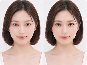 トップブロウ 梅田茶屋町(TOP BROW)の写真/下がりまつげもぱっちり！目の形に合わせたエクステ×まつげパーマで理想の目元へ◎