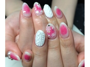 リエル(Riel)/モテかわニット&チークネイル