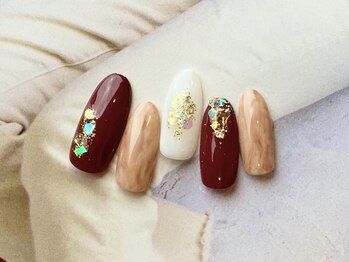 ネイルサロンフォーユー(for u)/マーブルニュアンス￥６９８０