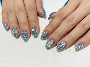 ゆちたの部屋/ブルー&キラキラ