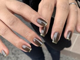 Black×細フレンチ