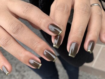 スノー ドロップ(Snow drop)/Black×細フレンチ