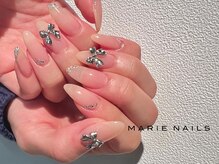 マリーネイルズ 表参道店(MARIE NAILS)/￥9,900 &nbsp;リボン　0204a