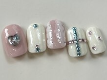 ネイルメゾン 天神店(NAIL MAISON)/ストーンハート個性派¥9000