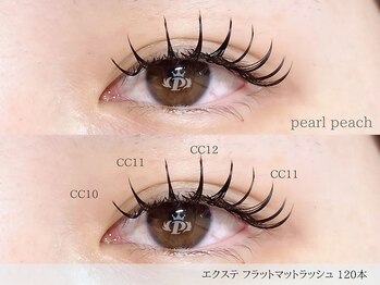パールピーチ(total beauty place pearl peach)/フラットマットラッシュ140本
