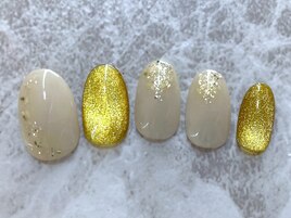 春に人気のイエローラメ【定額】