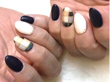 ネイルマジック 仙台一番町店(NAIL MAJIC)/ブロックチェックネイル★オ-ダ-
