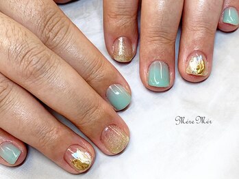 パラジェル認定サロン メールメール 池袋店(MereMer)/夏のショートネイル