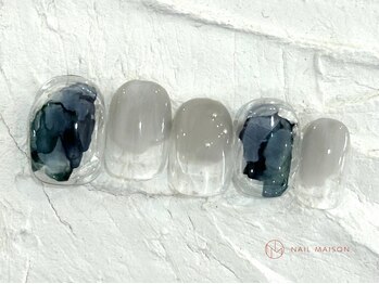 ネイルメゾン 池袋店(NAIL MAISON)/ぷっくりニュアンス¥8050