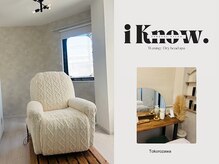 アイノウ(i Know.)の雰囲気（自分のための“整える時間”に。完全個室の落ち着いた空間です♪）