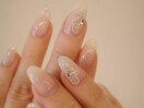 生駒ネイル上品シンプルデザイン