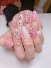 ネイルサロン ローズ(Rose)/押し花ネイル