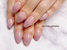 ジャスミンネイルサロン(Jasmine)/ピンクラメグラデーションネイル