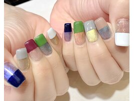 バイカラーネイル